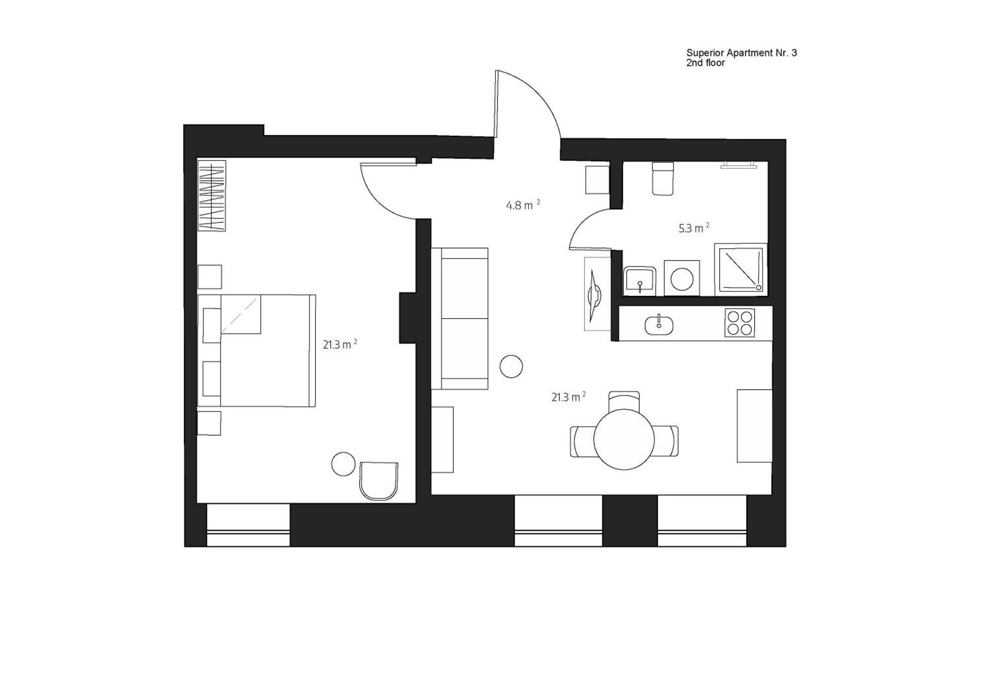 Centra Nams - Center Apartments Cēsis Zimmer foto